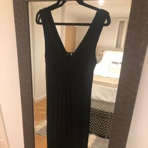 J Crew Black Maxi Dress